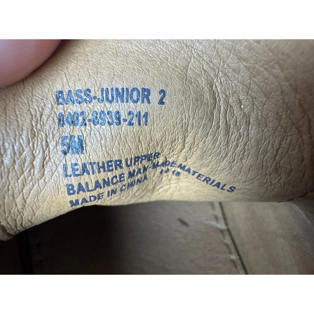 G.H. Bass Bass-Junior 2 Brown Suede Leather Oxford Shoes Size 5M Excellent